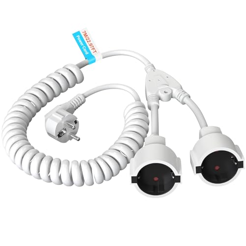 Câble spiralé extensible 7m pour un salon ordonné et esthétique