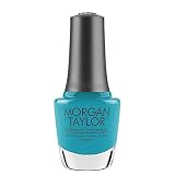 Morgan Taylor Nail Lacquer (No Filter Needed) Blue Nail Polish, Finger Nail Polish, Long Lasting Nai