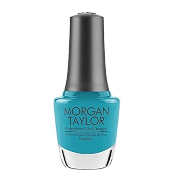 Morgan Taylor Professional Nail Lacquer Blues, Blue Nail Polish, Long Lasting Nail Lacquer, 0.5 oz.