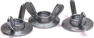 1/4-20 X 3/4 X 1 Washer Base Wing Nuts/Die Cast Zinc Alloy / 1,000 Pc. Carton