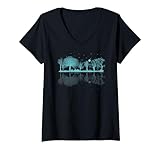 Photo Gallery donna nature forest trees wildlife reflection outdoor forest maglietta con collo a v Photo Gallery donna nature forest trees wildlife reflection outdoor forest maglietta con collo a v