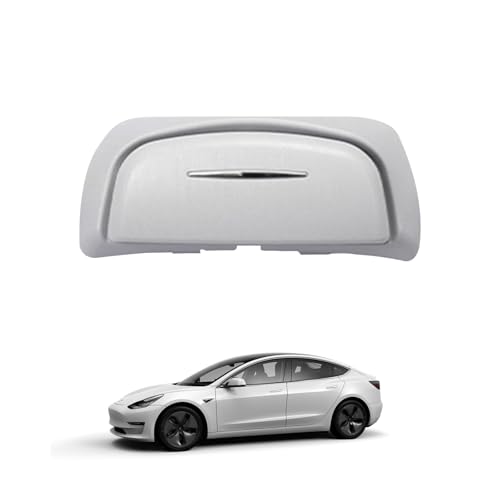 Glasses Case, Car Sunglasses Holder for 2021-2025 Tesla Model Y, Eyeglass Storage Box, Automotive Interior Storage Box, Flocking Material, Easy Installation, Accessories Replace for Model Y juniper