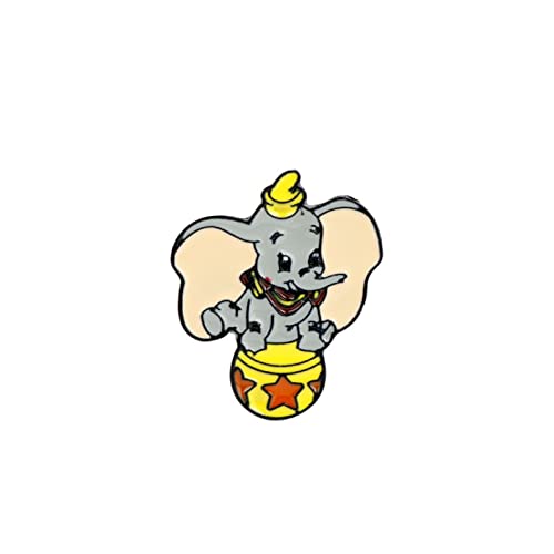 LEYING Pines y chapas Creative Dibujos Animados Insignia Dumbo Pines for Mochilas Lindo Insignia...