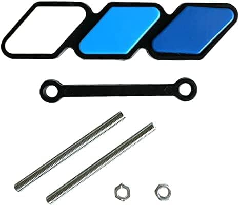 Mr Udinese Tri-Color Grille Badge Emblem Decoration Accessories Car Truck Label Compatible with Tacoma 4Runner Tundra Sequoia Rav4 Highlander