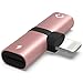 Produktbild LEONAS Kopfhörer Adapter Lade-Adapter kompatibel mit iPhone XS, XR, XR Max, X, 8, 8 Plus, 7, 7 Plus, iPad 4, Pro, Mini, 2 - in Rose
