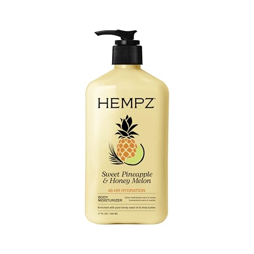 HEMPZ Body Lotion - Sweet Pineapple and Honey Melon - Daily Moisturizing Cream - 17oz