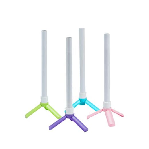 Cup Drying Stander Holder for Cup Turner Machine Kit, Drying Stander Holder with Pipe, DIY Glitter Epoxy Tumblers Cup Turner Kit (Rack, White)