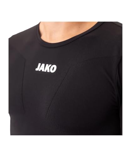 JAKO Herren Longsleeve Comfort 2.0, Schwarz, XXL – Ansicht 2
