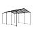 Only choice Outdoor Metal Carport Heavy Duty with Galvanized Steel Roof, Metal Garage Canopy with Galvanized Steel Frame, Car Tent Outdoor Storage for Car, Boats and Truck (10 * 15 FT)