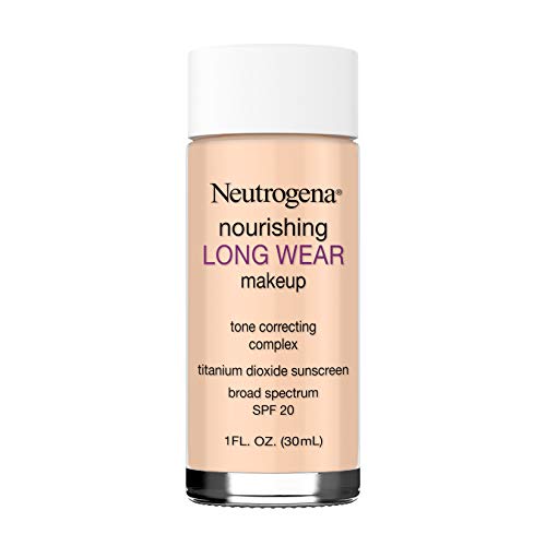 Neutrogena Nourishing Long Wear Liquid Makeup Foundation With Sunscreen, 40 Nude, 1 Fl. Oz.