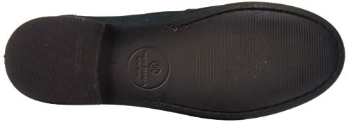 Marc Joseph New York Unisex Leather Loafer With Gold Embroidered Star, Emerald Green Nubuck, 13 M Us Little Kid #TOP3