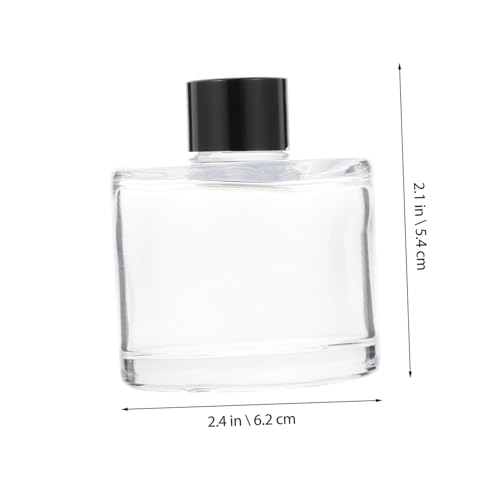 Frascos de aromaterapia DECHOUS 50ml cuadrados recargables con varillas 16cm para aroma hogar miniatura 2