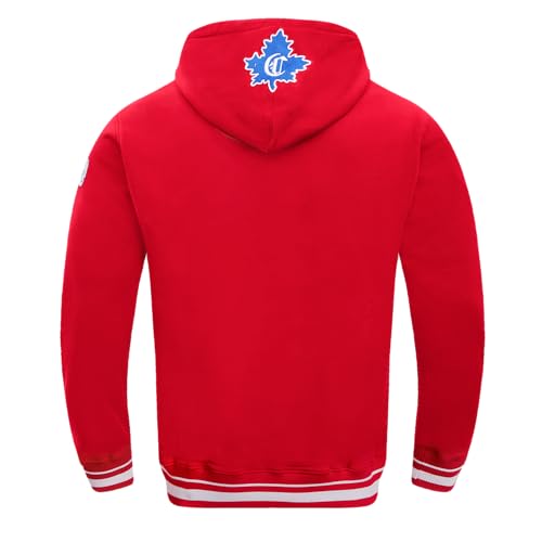 Image of Pro Standard Men's NHL Retro Classics Brushed Back French Terry Pull Over Hoodie