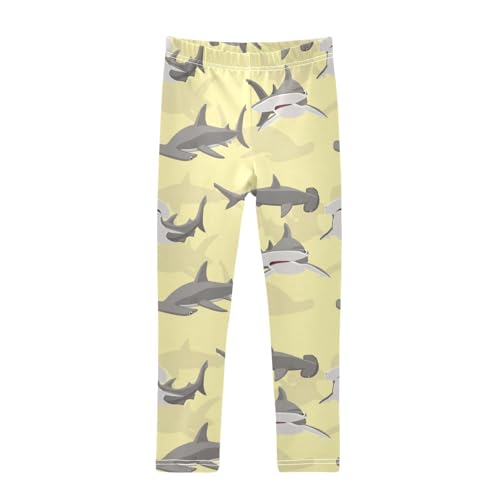 Great Hammerhead Girls Leggings,Workout Leggings for Girls Toddler Athletic Legging Size for 3-10T