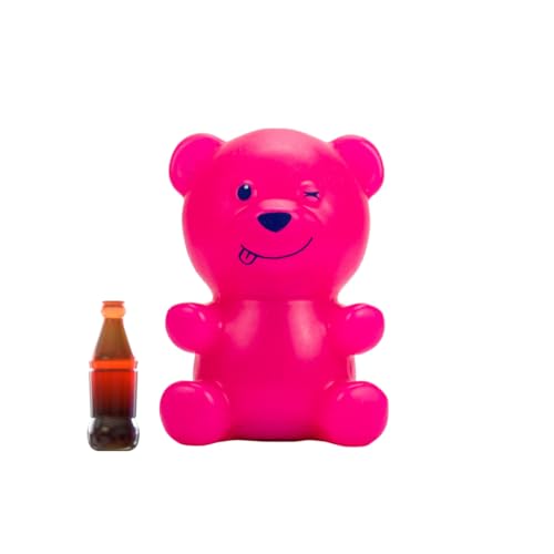 Jiggly Pets Gummymals Pink Interactive super squishy gummy bear style pet with over 20 plus sounds and reactions For Children aged 4+