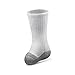 Dr. Comfort Transmet Crew Socks for Partial Foot Amputation (Small (Men's 6.5-8/Women's 7.5-9), White)