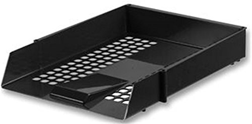 Q-Connect Letter Tray Black Cp159Kfblk