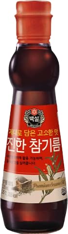 CJ Beksul Korean Premium Sesame Oil Original 320mL - 백설 참기름