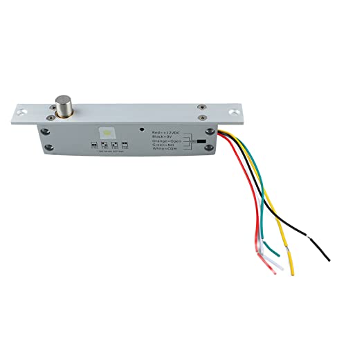DC12V 電動ボルトロック 電気デッドボルトロック 0/3/6/9秒遅延 防犯 アルミニウム合金 錆びにくい 電気錠 遅延機能 防犯対策 オフィス 工場 ライブハウス トラック 家庭用 防災対応
