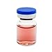 5ml Clear Glass Vials-1-1/2 Dram Clear Glass Headspace Vials with Plastic-Aluminum Flip Caps and Rubber Injection Stoppers, 100 Pack, 20mm Flat Bottom Lab Vial