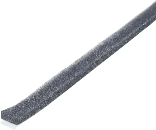 Image of M-D Building Products 02071 1 /4 in. x 1 /2 in. x 17 ft. Gray Economy Foam Window Seal for Medium Gaps (Pack of 12)