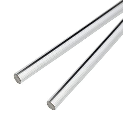 2-Pack 8mm x 150mm Chrome Linear Motion Rods for 3D Printers