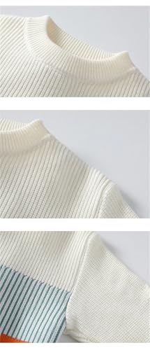 Men's Fashionable Winter Sweater Knitted High Street Pullover Loose Warm Thick Style2