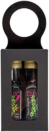 Miniatura 3 de ClearBags Caja de botella de vino de papel negro con ventana, tamaño 2 14 "x 1 18" x 3 78", cajas de regalo plegables colgantes, sostiene trufas,