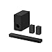 Sony HT-S2000 3.1ch Dolby Atmos Compact Soundbar Home Theatre System with Built in Subwoofer and Pow
