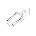OUNONA 50pcs Iron Pocket Watch Chain Clasps Durable Rust Resistant Clips for DIY Cowboy Chains and Fashion Accessories with Smooth Finish