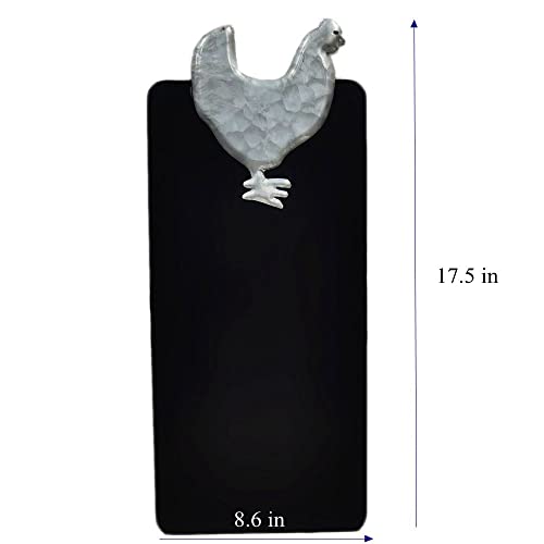 Small Chalkboard Signs Iron Hanging Chalkboard Innovative Rooster Magnetic Wall Board Rustic Cute Chalkboard Memo Message Sign For Wedding Home Party Kitchen Wall Decor #TOP3