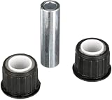 Partsline Axe + 2 Silentblocs de Train Essieu Arrière compatible avec Jumper II, Doblo, Ducato, Boxer (2006-) - 1607114780 1607114880 5131F6