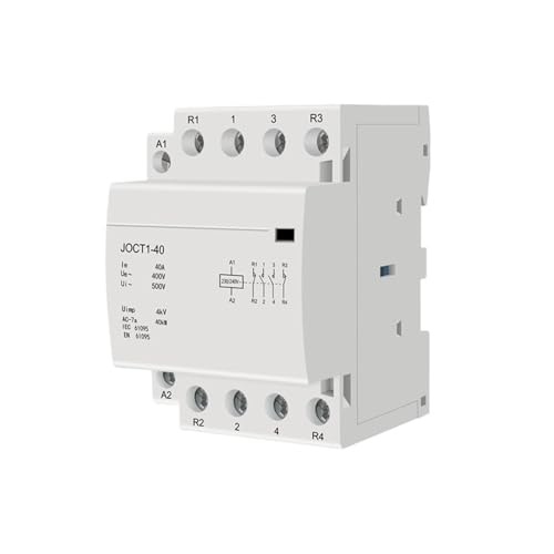 Contacteur CA 4P 40A 4NC 230V pour rail DIN modulaire de tableau