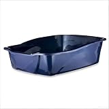 CNEIESD Splash-Resistant Edge cat Litter Box, Adult cat Large Indoor Litter Container, Space-Saving，Durable