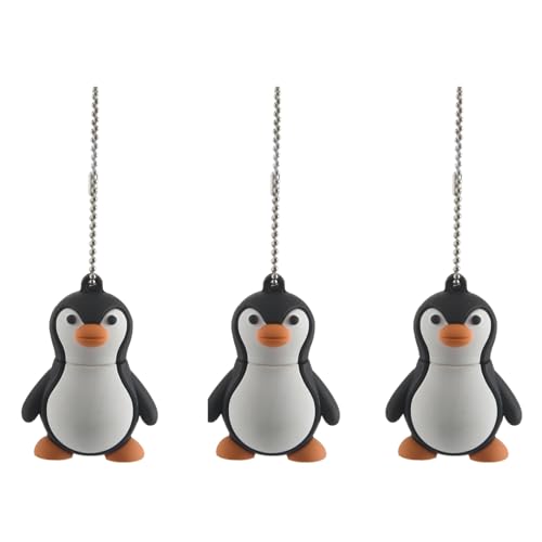 Clé USB 2.0 Manchot 16 Go : Lot de 3 Flash Drives Mignons pour Sauvegarde de Données Informatiques