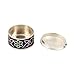 925 Sterling Silver Handmade Meenakari Work Floral Design Trinket Box Container Sindoor Box Brides Jewelry