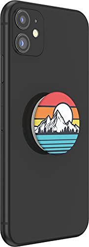 Image of ​​​​PopSockets Phone Grip with Expanding Kickstand, Adhesive Grip - Sunset Peaks