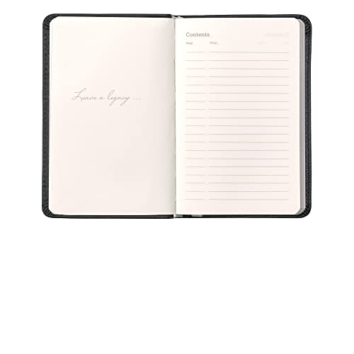 Carnet de notes cuir ligné Leatherpress format poche 186 pages numérotées - 5