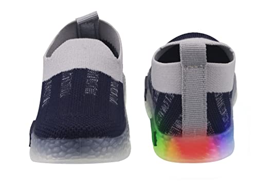 Coolz-Kids-Unisex-Casual-Knitted-Shoes-with-Light-Blink-4-for-1-4-Years-Boys-and-Girls