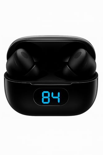 1 TO 1 MARKET Auriculares inalambricos Bluetooth 5.4.Cascos inalambricos. Estero. 40H.Cancelación Ruido.Pantalla LED. Alta Fidelidad. Carga rapida en Tiempo Real. USB-C. Distancia 33Metros.