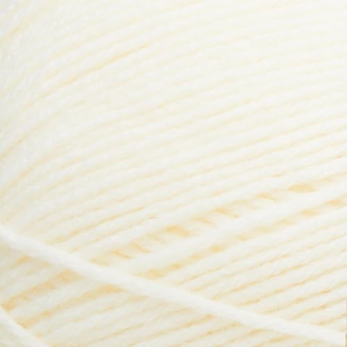 Image of Lion Brand Yarn, Pound of Love Crochet Yarn, Antique White, 2 Pack