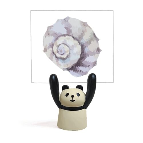Escargot porte-mémo animal panda déco pour rangement mémo et photo de table