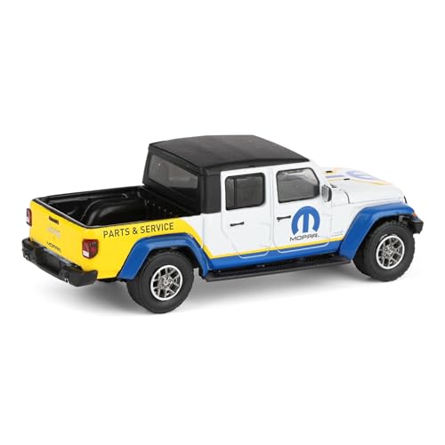2021 Gladiator Pickup Truck White Matt Black Top Series 14 miniatura 3