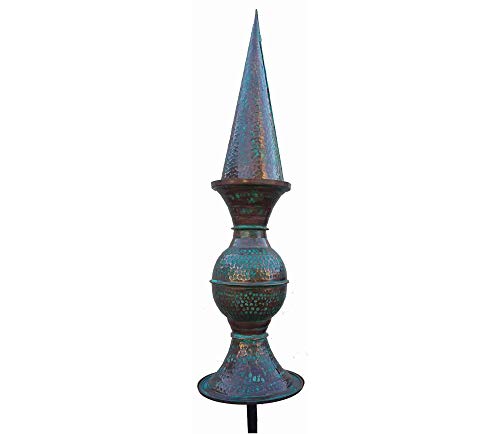 Green Patina Copper Spire Roofing Top Tower Cupola Finial Sculpture #TOP19