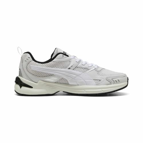 PUMA Unisex-Sneaker MILENIO TECH 2000, Federgrau/Weiß/Silber, Größe 38, Federgrau PUMA Weiß PUMA Silber, 38.5 EU – Ansicht 3