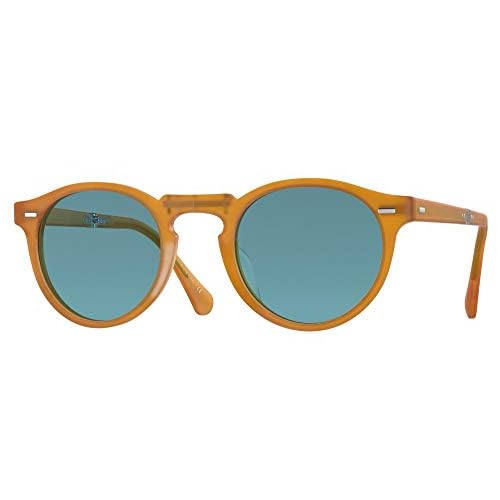 Oliver Peoples Gafas de Sol GREGORY PECK 1962 OV 5456SU Semi-Matte Amber Tortoise/Cobalto 47/23/145 unisex