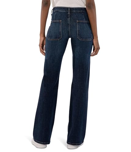 KUT from the Kloth womens Ana Flare Patch Pocket in Profuse3