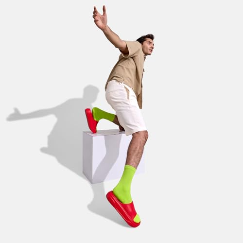 Image of Neeman's Cushers Slides for Men | CushyVerse Cushioned Waterproof Chappal | Arch Support Flip Flops & Sliders | Bounce Back Soft Cushioning Slipper for Daily Use