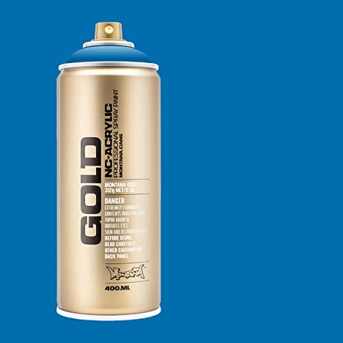 Montana Cans Gold Spray Paint, 400Ml, Blue Magic #TOP1
