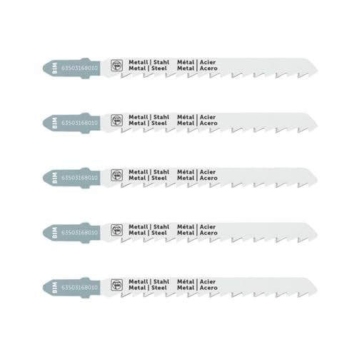 FEIN Jigsaw blade F-IRON Jig 26 AS for metal BIM 75 T2 MSA SC For sheet metal and metal, stainless steel, INOX, sheet steel. PU=5 pcs.